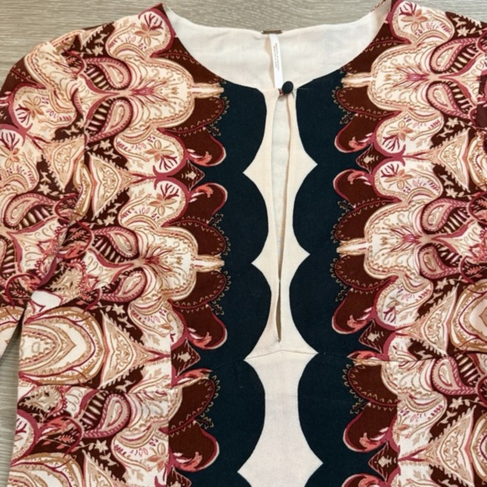 Free People Red and Black Patterned Mini Dress - Picture 3 of 10